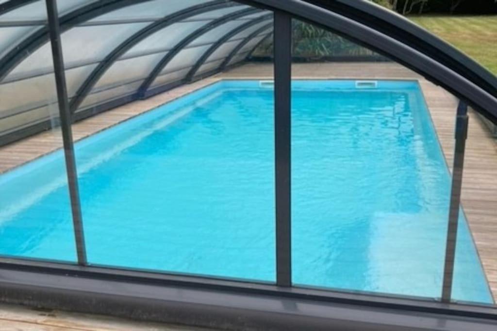 Le Gite Marie-Galante : Belle Maison D'Hotes Avec Acces Piscine En Ete Lanmeur Esterno foto