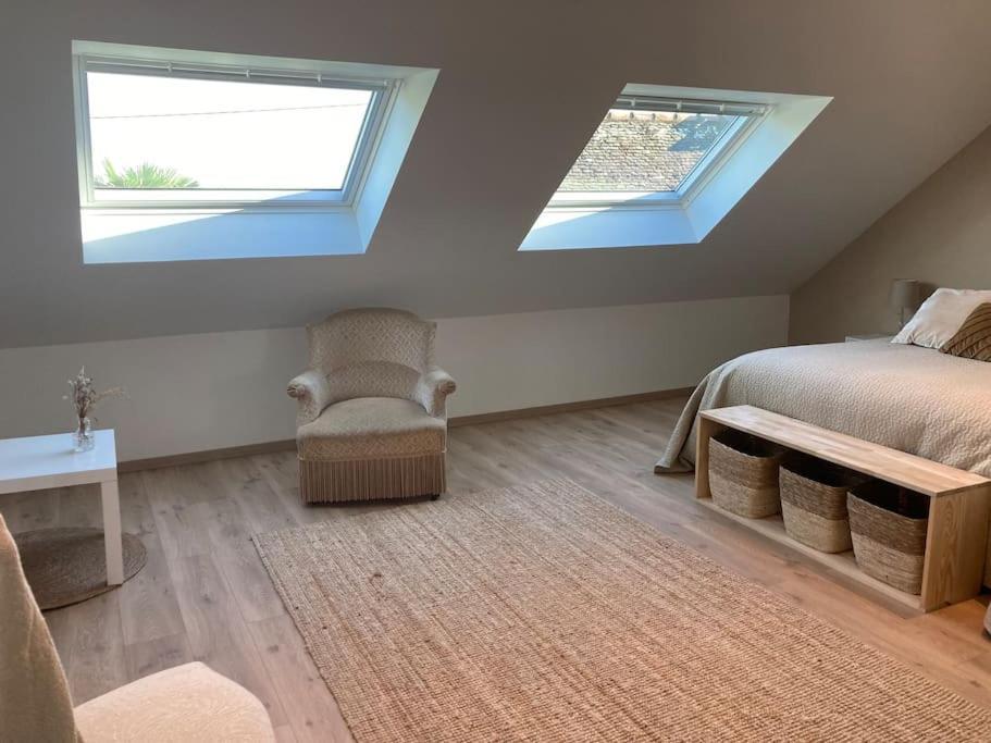 Le Gite Marie-Galante : Belle Maison D'Hotes Avec Acces Piscine En Ete Lanmeur Esterno foto